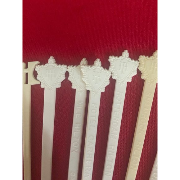 Hilton Hotel Vintage Lot Of 10 Various Swizzle Sticks‎ - Picture 7 of 10